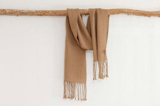 Bufanda de Alpaca Clásica Camel