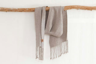 Bufanda de Alpaca Clásica Rosillo