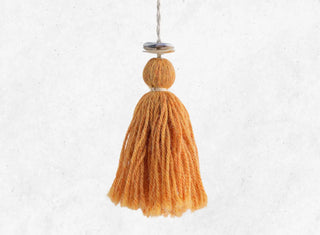 Cuelga de alpaca y lino