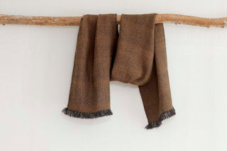 Bufandas de Alpaca Desflecada Gris y Vicuna
