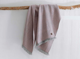 Chal de Vestir Desflecado Gris y Rosado