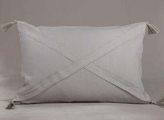 Cojin Cruzeta Gris