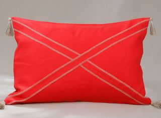 Cojin Cruzeta Rojo