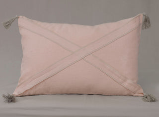 Cojin Cruzeta Rosado