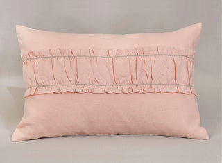 Cojin Pliegues Rosado