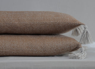 Cojines Alpaca 60x40 Rosado y Vicuna