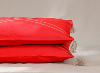 Cojines Cruzeta Rojo