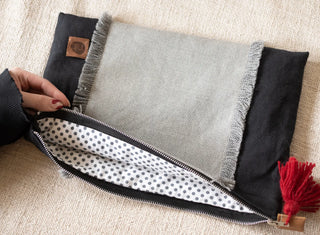 Funda Computador Negro y Gris 2