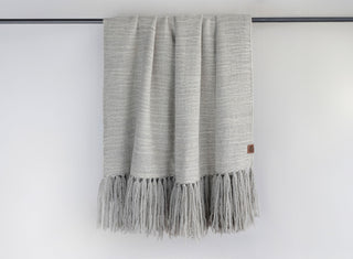 Piecera King Alpaca Andino Gris y Crudo