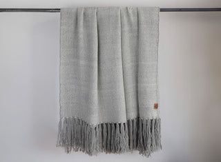 Piecera Super King Alpaca Urbano Gris y Crudo