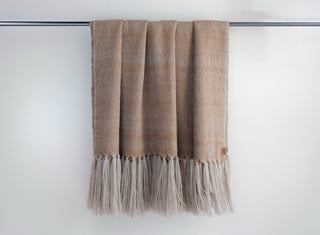 Piecera Super King Alpaca Urbano Rosillo y Vicuña