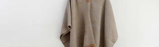Poncho Corto Vicuña y Gris 